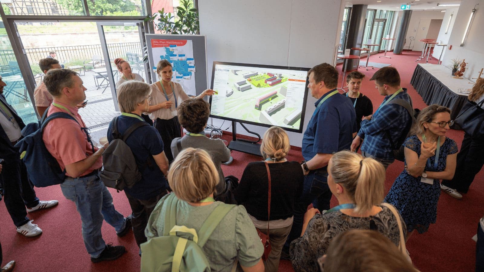 22. Smart-City-Regionalkonferenz - Vorstellung von HAL-Plan; Fotonachweis: DLR / Lars Grimmer