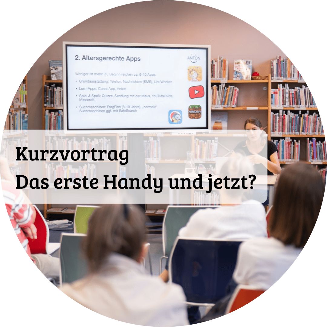 Kurzvortrag Das erste Handy; © Evelyn Wolf | science2public e.V.