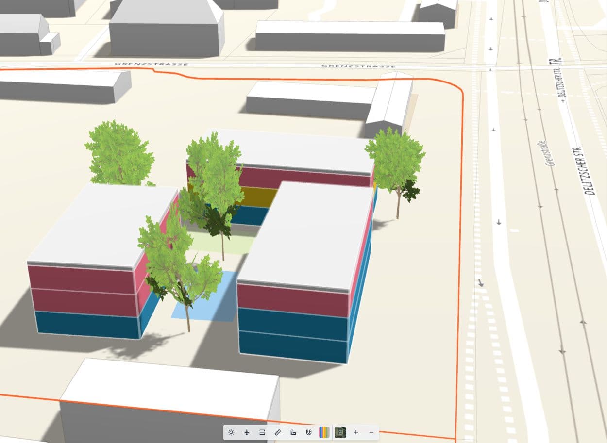 Screenshot aus der Software HAL-Plan