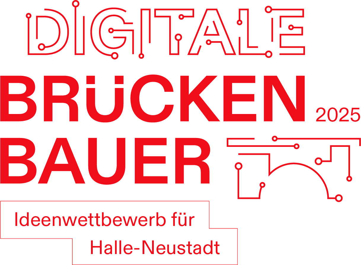 Logo des Ideenwettbewerbs "Digitale Brückenbauer"