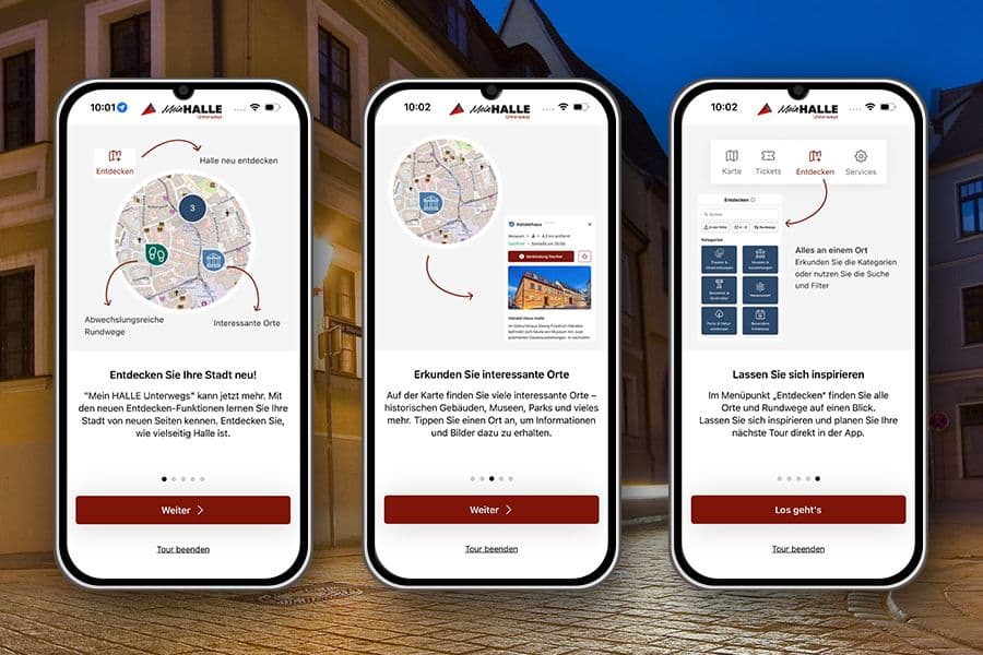 Erweiterung MobileM.app; Foto von Stadtwerke Halle